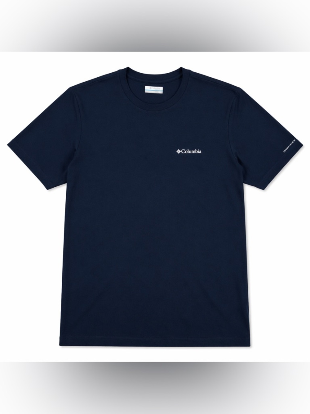 Columbia Navy Short-Sleeve Logo Tee - Small Chest Logo | Large